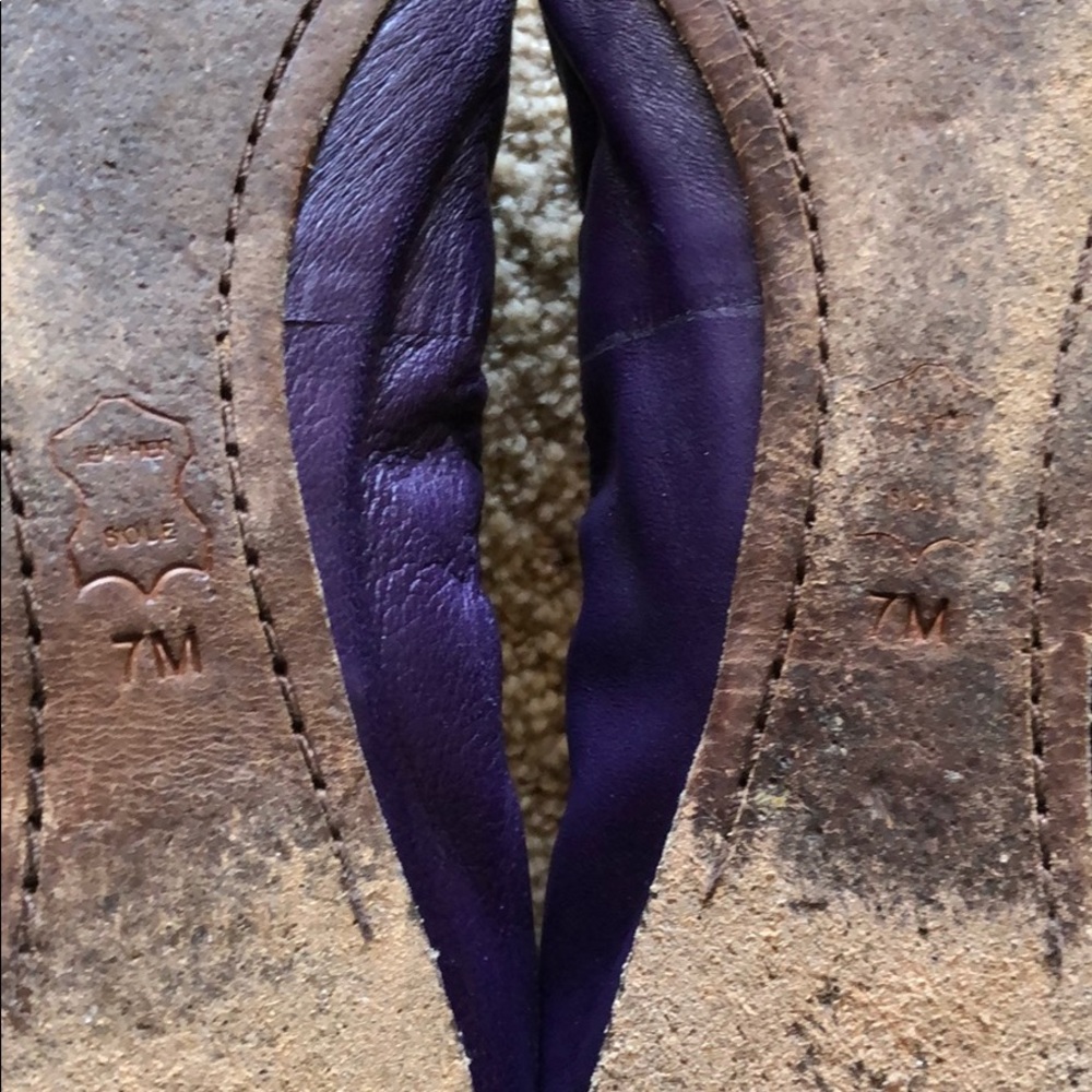Tory Burch Caroline Ballet flats in purple, sz 7 - Picture 6 of 7